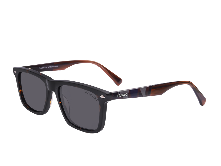 Franco Square Sunglasses - S8927 Havana