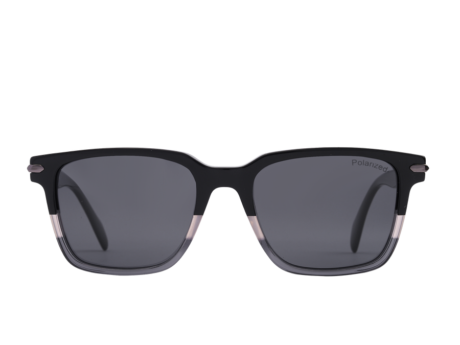 Franco Square Sunglasses - S16WV Grey Black