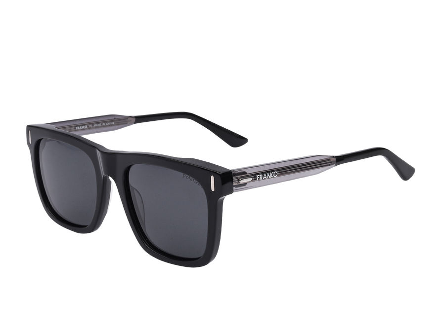 Franco Square Sunglasses - S5863 Black