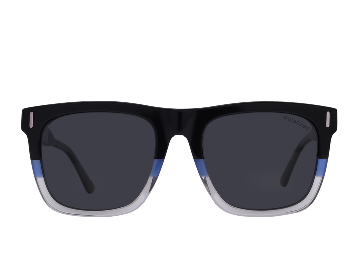 Franco Square Sunglasses - S5863 Black Crystal