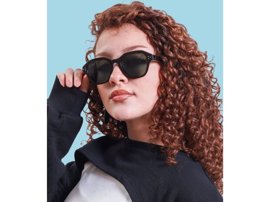 Rosa Valentine Square Sunglasses - GS 6050 Black 1