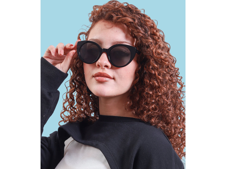 Rosa Valentine Square Sunglasses - GS 5025 Black