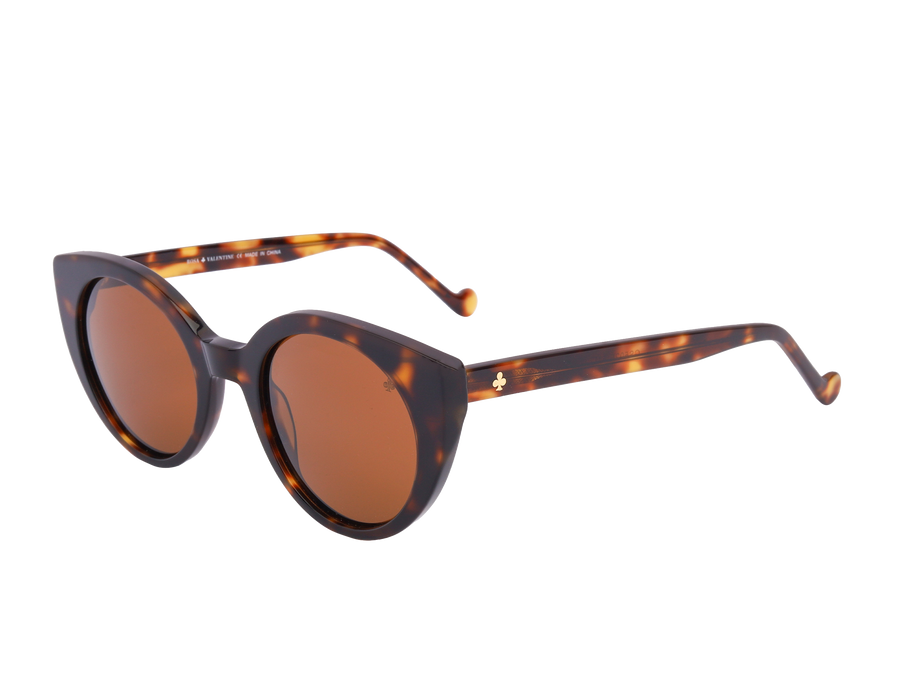 Rosa Valentine Square Sunglasses - GS 5025 Havana