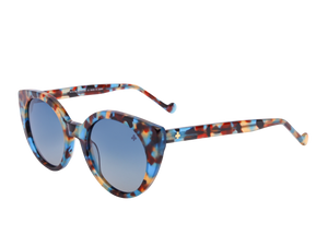 Rosa Valentine Square Sunglasses - GS 5025 Blue Havana