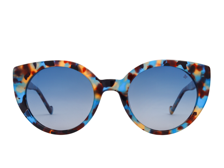 Rosa Valentine Square Sunglasses - GS 5025 Blue Havana