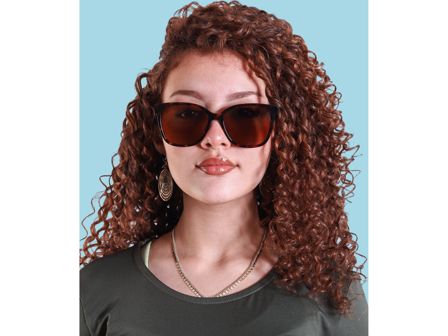 Rosa Valentine Square Sunglasses - GS 5031 Havana