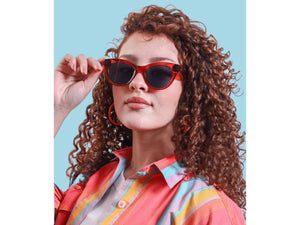 Rosa Valentine Square Sunglasses - GS 6042 Red