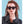 Load image into Gallery viewer, Rosa Valentine Square Sunglasses - G 6014 Black
