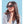 Load image into Gallery viewer, Rosa Valentine Cat-Eye Sunglasses - G 6043 Black
