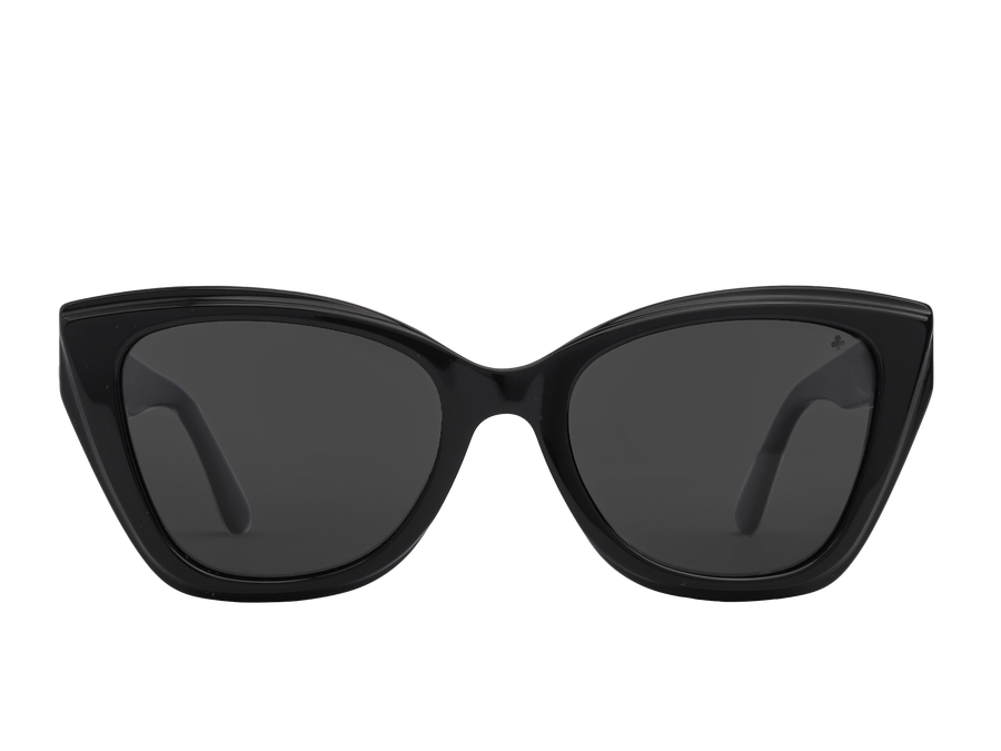 Rosa Valentine Cat-Eye Sunglasses - H 2825 Black