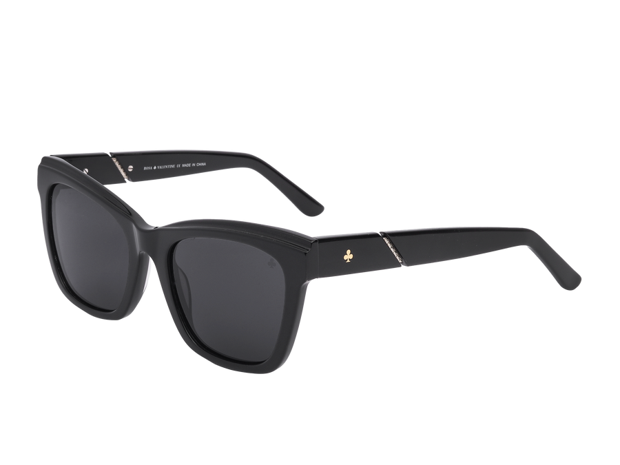 Rosa Valentine Square Sunglasses - H 2819 Black