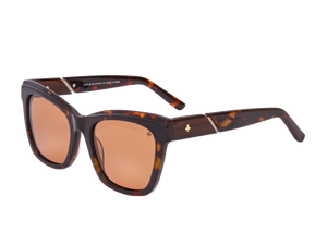 Rosa Valentine Square Sunglasses - H 2819 Havana