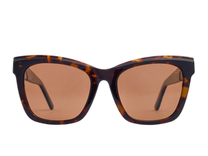 Rosa Valentine Square Sunglasses - H 2819 Havana