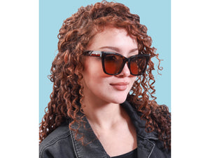 Rosa Valentine Square Sunglasses - H 2819 Havana