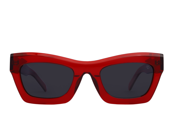 Rosa Valentine Cat-Eye Sunglasses - H 2847 Red