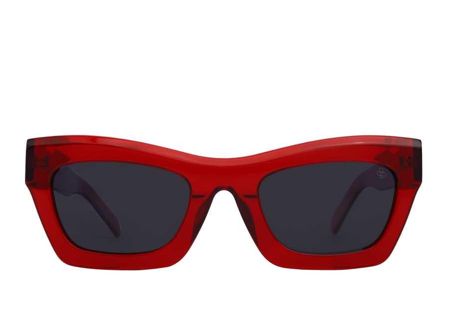 Rosa Valentine Cat-Eye Sunglasses - H 2847 Red