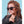 Load image into Gallery viewer, Rosa Valentine Square Sunglasses - H 2830 Black
