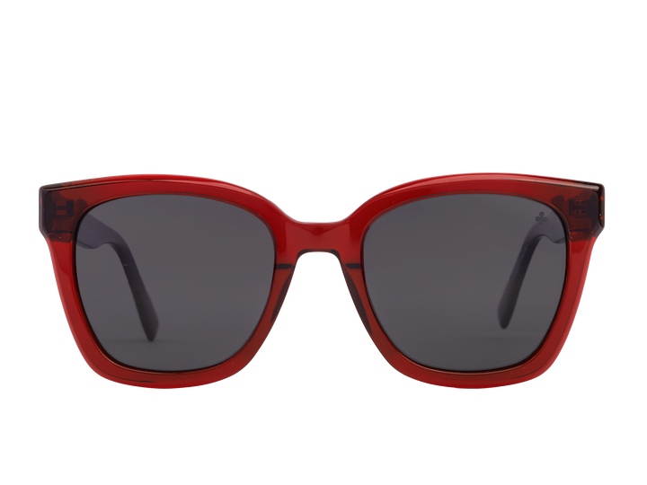 Rosa Valentine Square Sunglasses - H 2830 Red