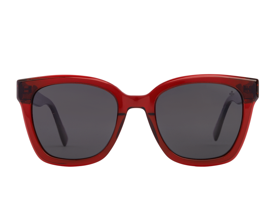 Rosa Valentine Square Sunglasses - H 2830 Red