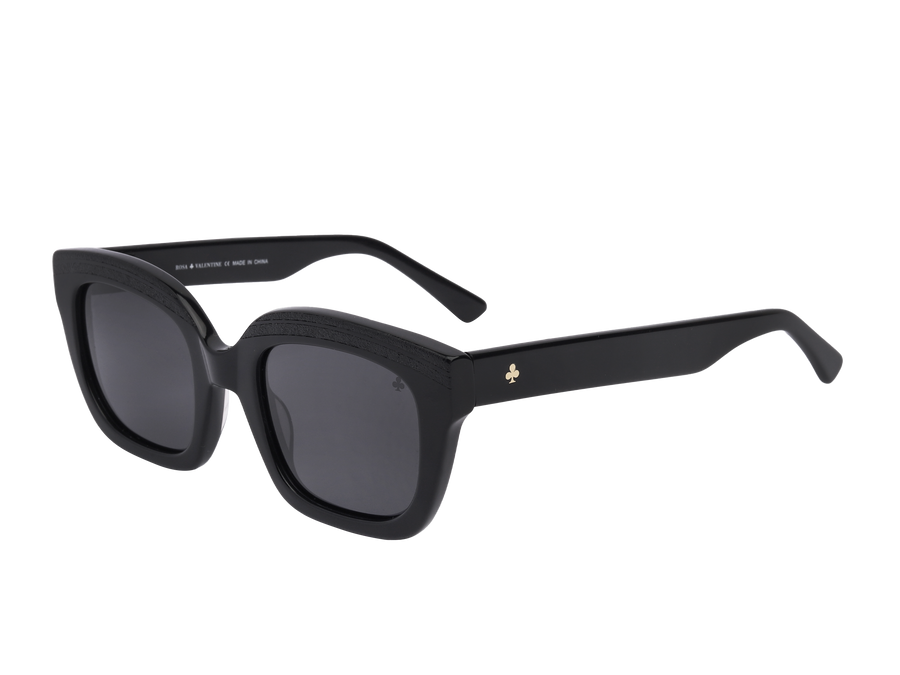 Rosa Valentine Square Sunglasses - H 2855 Black