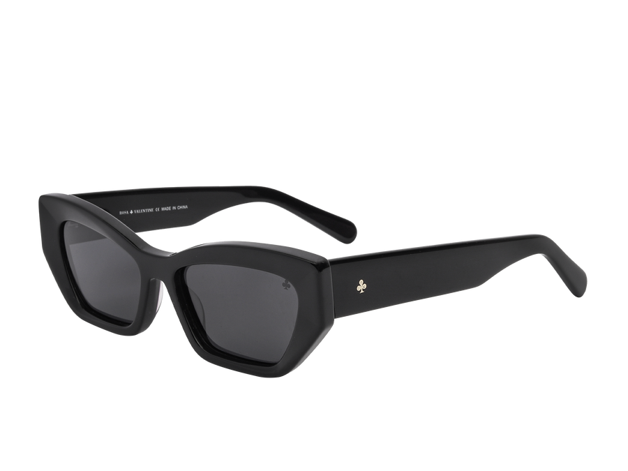 Rosa Valentine Cat-Eye Sunglasses - H 2856 Black