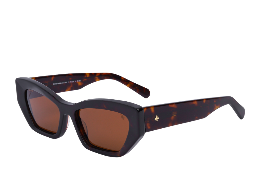 Rosa Valentine Cat-Eye Sunglasses - H 2856 Havana