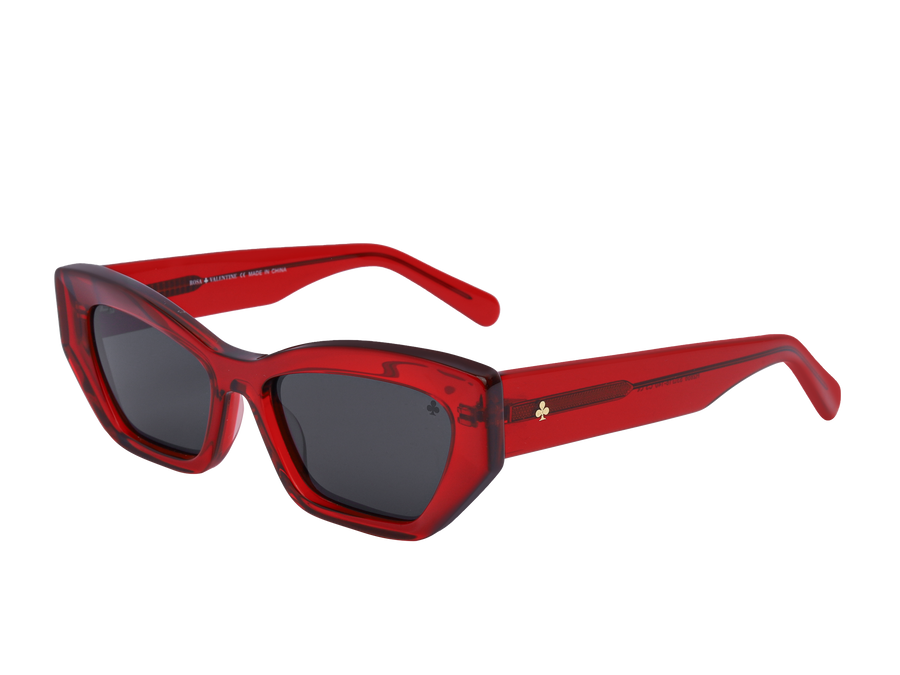 Rosa Valentine Cat-Eye Sunglasses - H 2856 Red