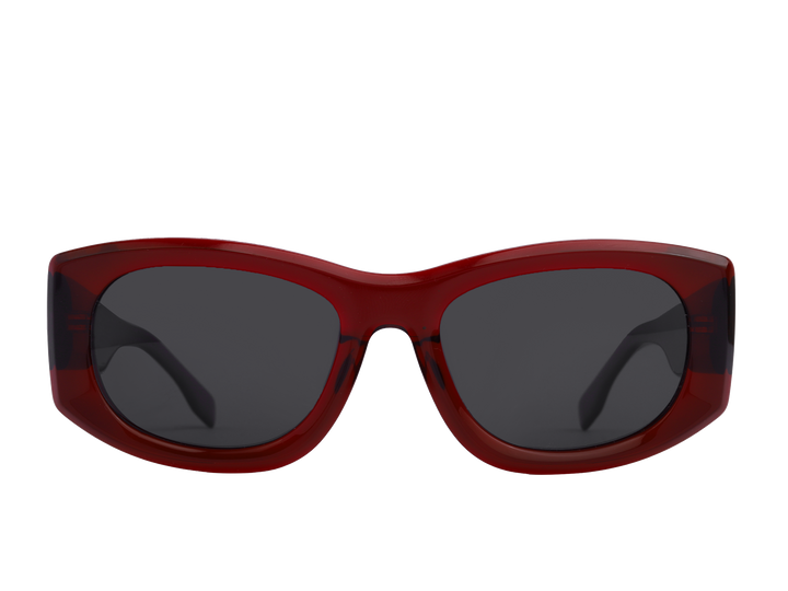 Rosa Valentine Square Sunglasses - H 2821 Red