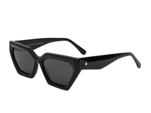 Rosa Valentine Cat-Eye Sunglasses - H 2854 Black