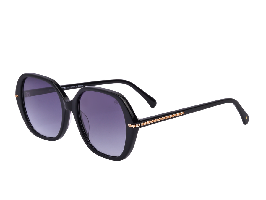 Rosa Valentine Square Sunglasses - CH3877 Black