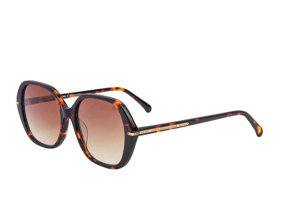 Rosa Valentine Square Sunglasses - CH3877 Havana