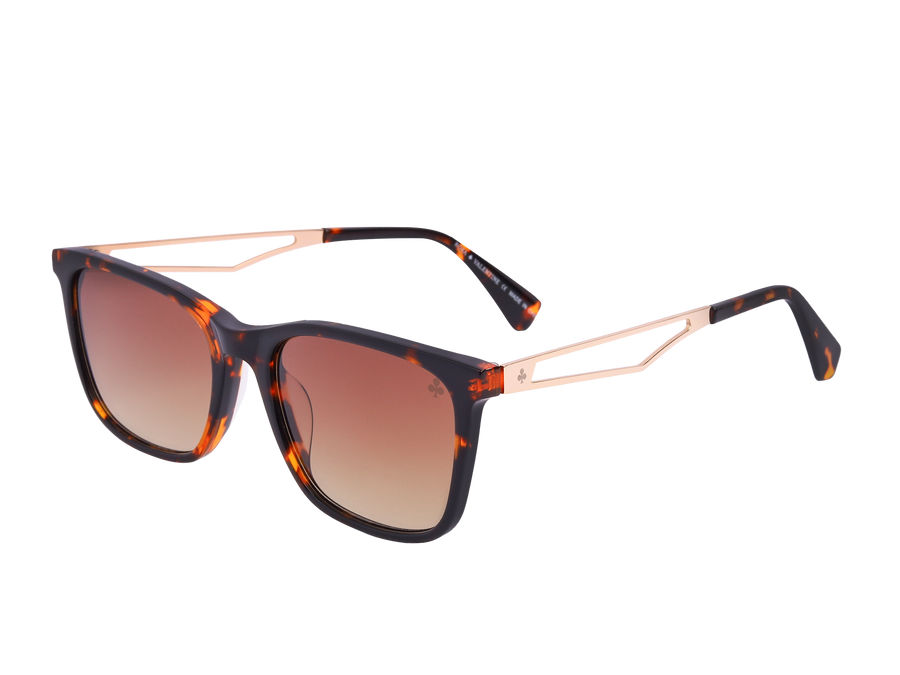 Rosa Valentine Square Sunglasses - EA3212 Havana