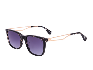 Rosa Valentine Square Sunglasses - EA3212 Black Havana