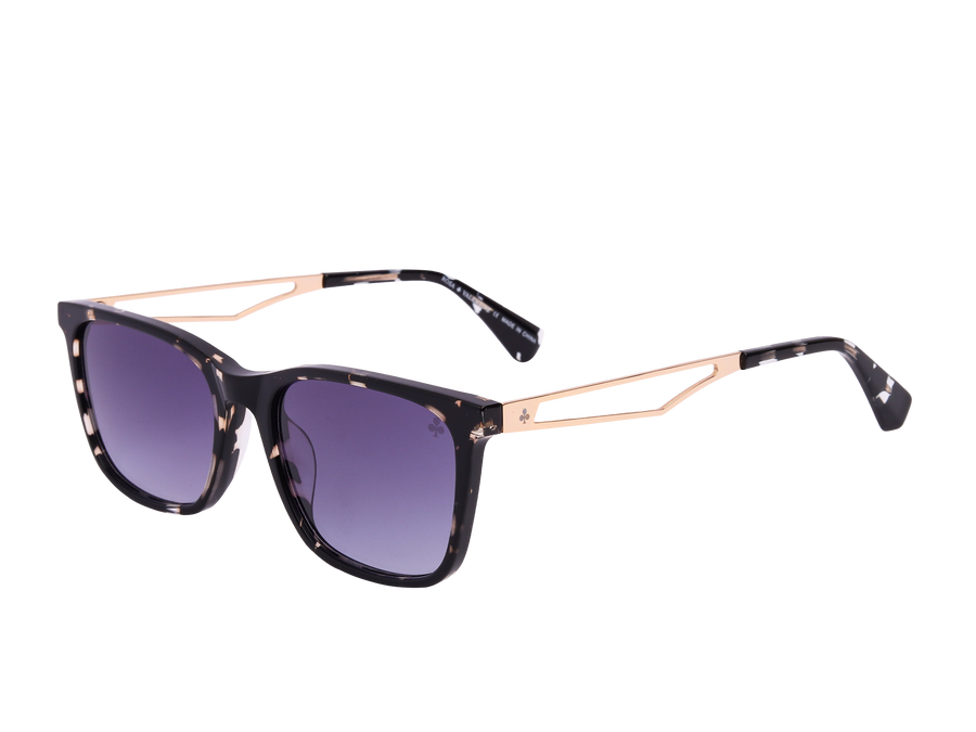 Rosa Valentine Square Sunglasses - EA3212 Black Havana