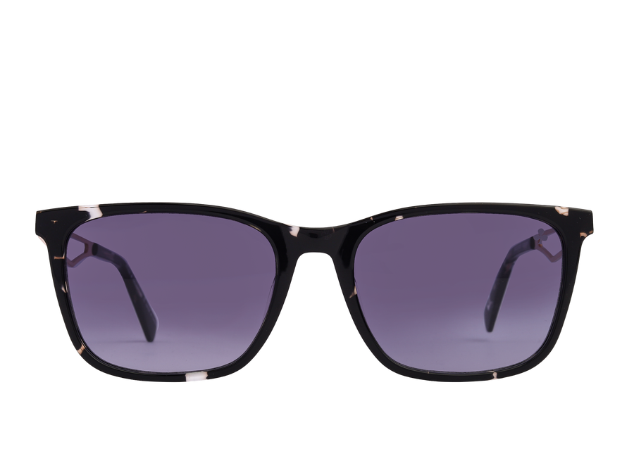 Rosa Valentine Square Sunglasses - EA3212 Black Havana