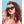 Load image into Gallery viewer, Rosa Valentine Cat-Eye Sunglasses - CH3460 Black
