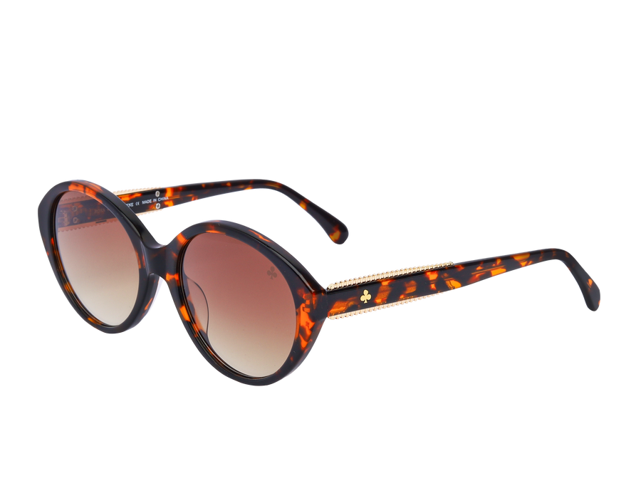 Rosa Valentine Square Sunglasses - CH3459 Havana