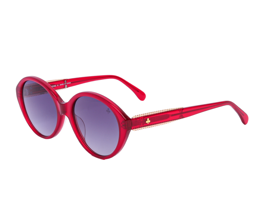 Rosa Valentine Square Sunglasses - CH3459 Red