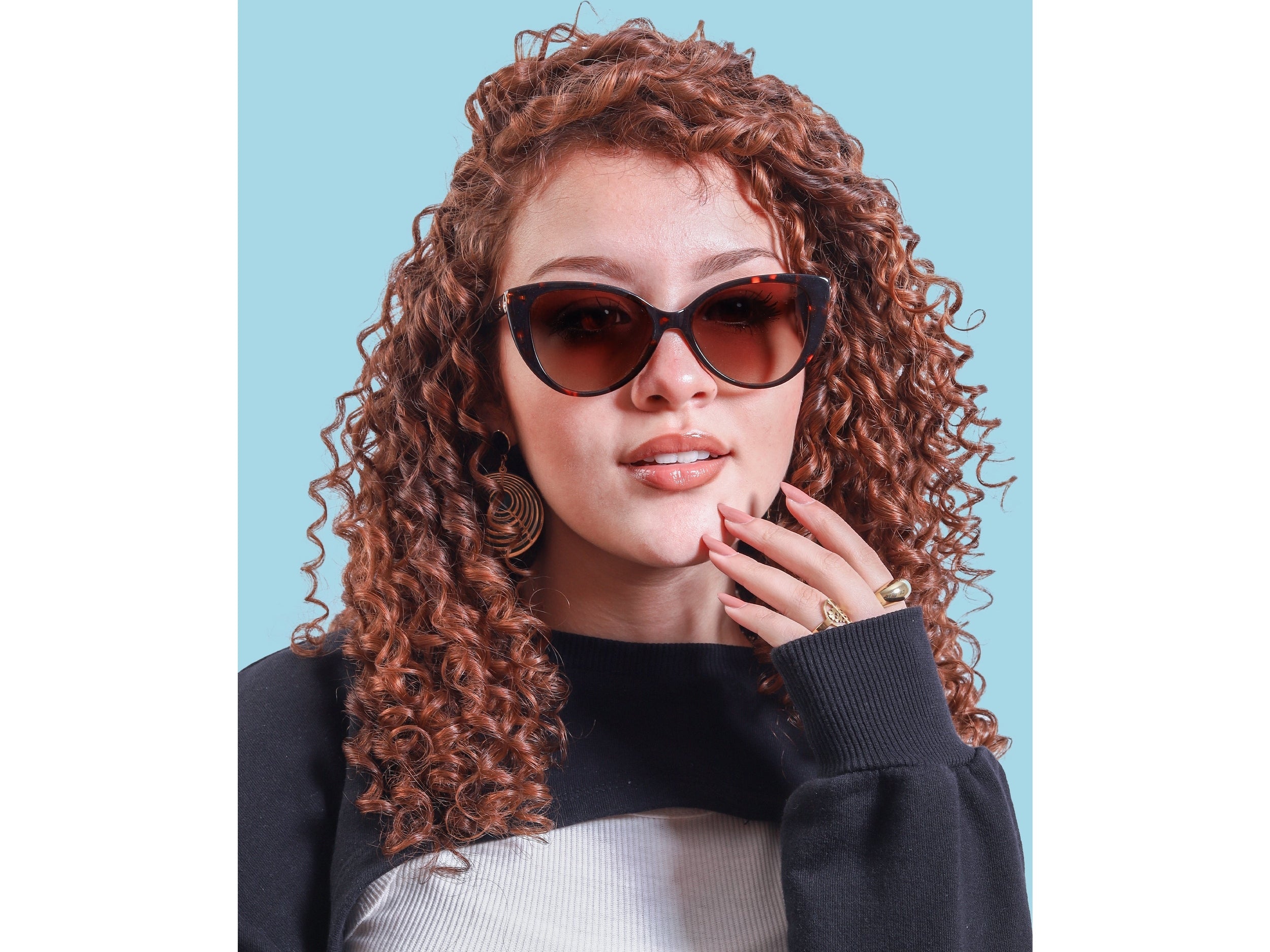 Rosa Valentine Square Sunglasses