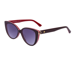 Rosa Valentine Square Sunglasses - VCH256S Dark Red