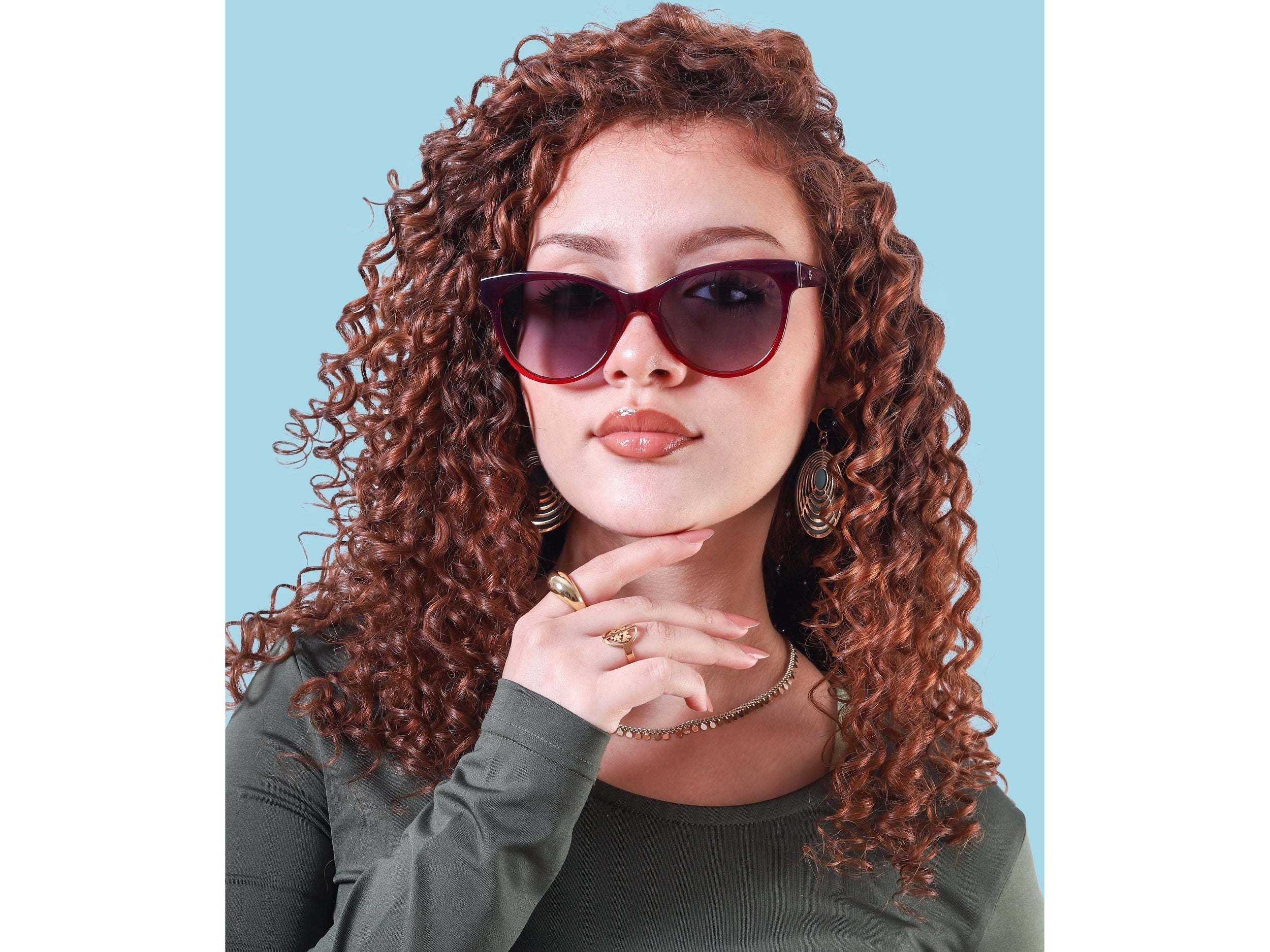 Rosa Valentine Square Sunglasses