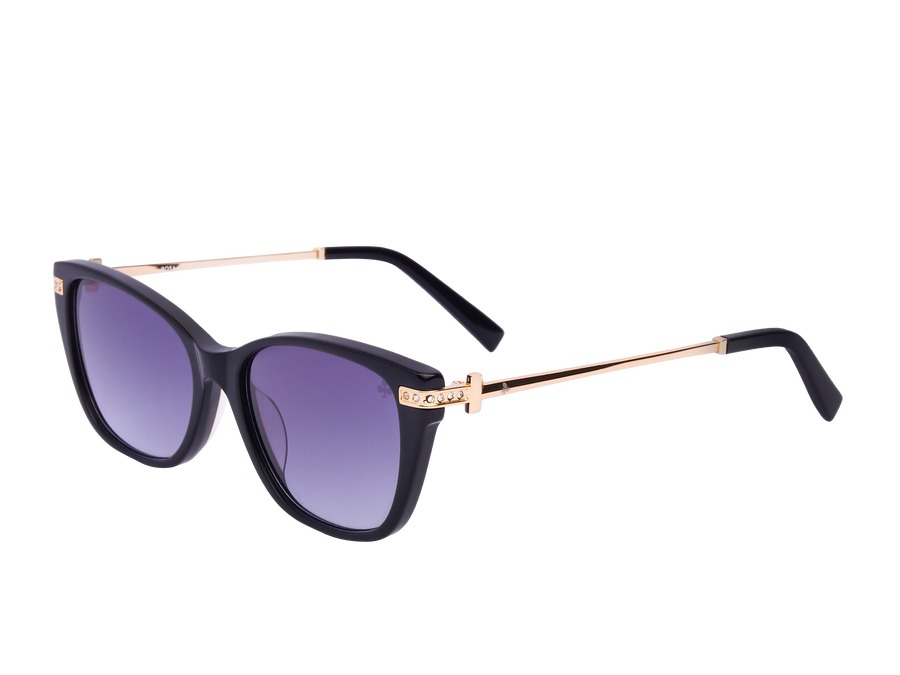 Rosa Valentine Square Sunglasses - TF2334 Black