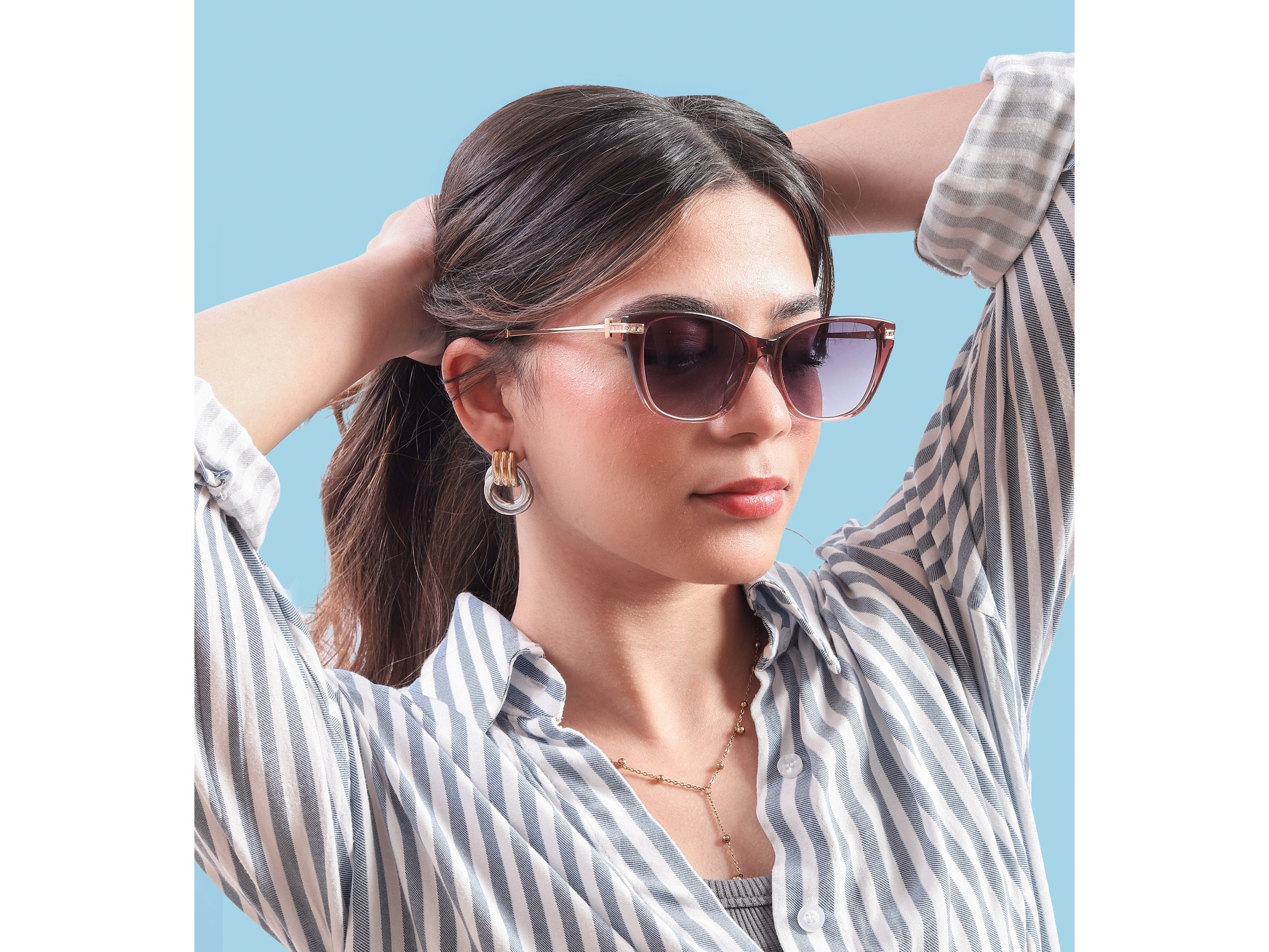 Rosa Valentine Round Sunglasses