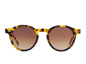 Rosa Valentine Round Sunglasses - MILTZEIN Havana 1