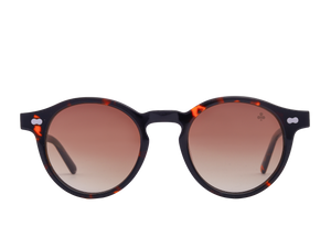 Rosa Valentine Round Sunglasses - MILTZEIN Havana