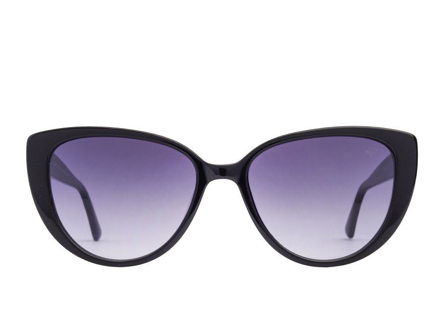 Rosa Valentine Cat-Eye Sunglasses - VCH269 Black