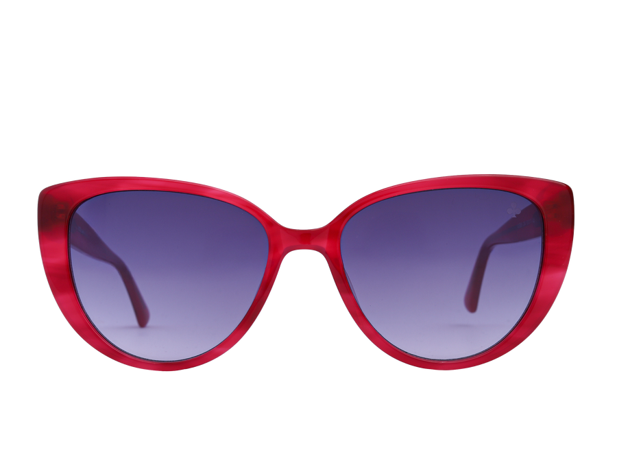 Rosa Valentine Cat-Eye Sunglasses - VCH269 Red