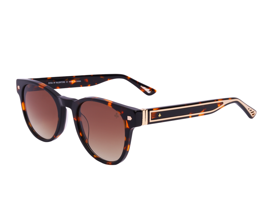 Rosa Valentine Square Sunglasses - VCHF327S Havana