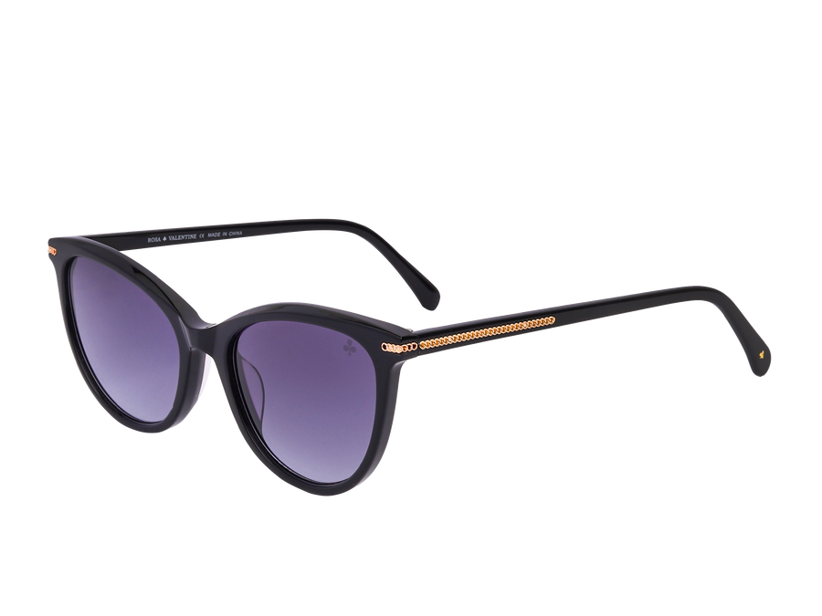 Rosa Valentine Square Sunglasses - CH3866 Black