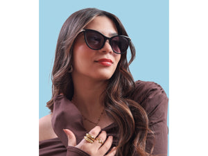 Rosa Valentine Square Sunglasses - CH3866 Black